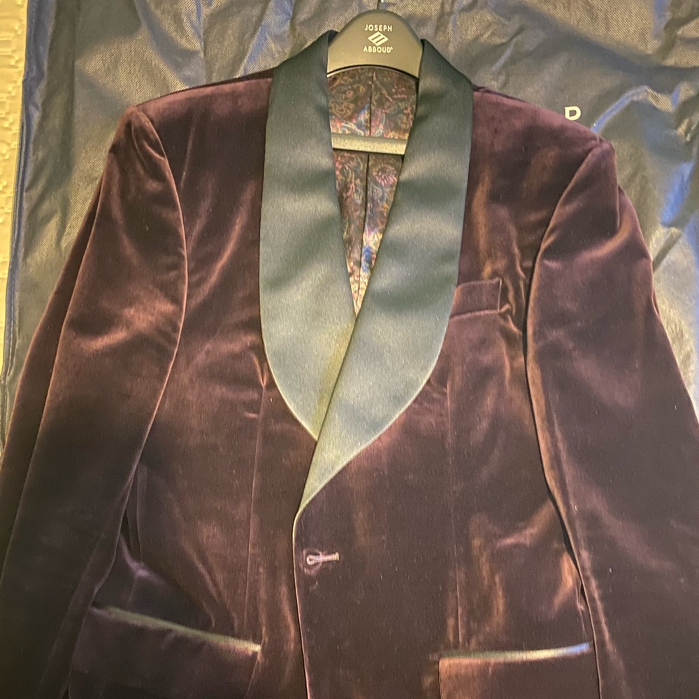 Jospeh Abboud Custom Velvet Dinner Jacket